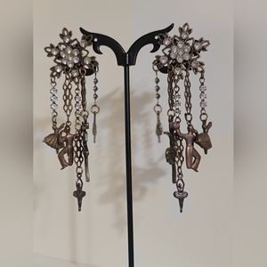 Dancing Ballerina Dangle Earrings- Selena Quintanilla Style